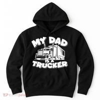 My Dad Is A Trucker Cute Hoodie thumb 0
