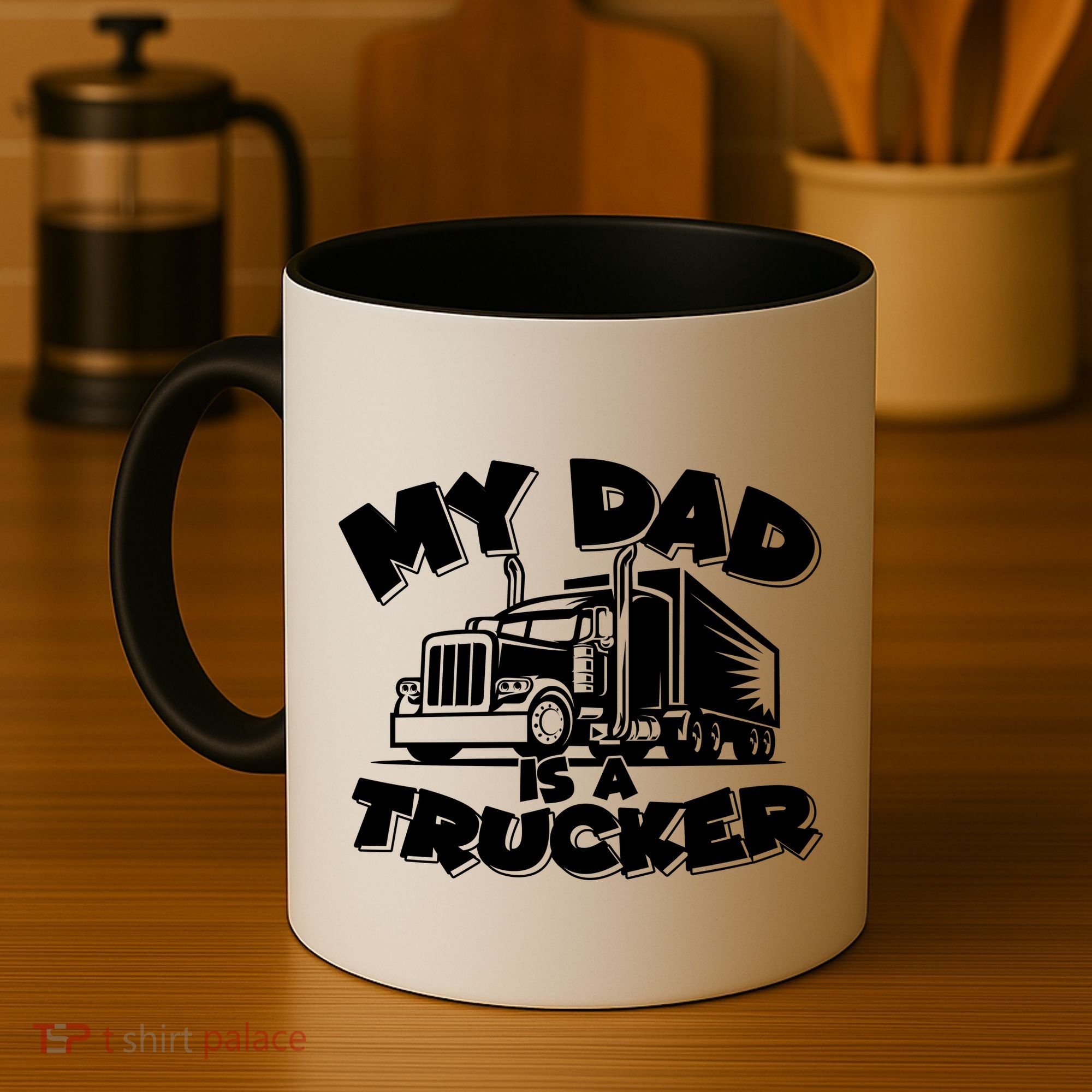 My Dad Is A Trucker Cute Coffee Mug