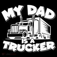 My Dad Is A Trucker Cute Women's Hoodie thumb 2