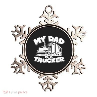 My Dad Is A Trucker Cute Ornament
