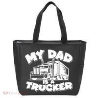 My Dad Is A Trucker Cute Tote Bag thumb 0