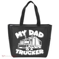 My Dad Is A Trucker Cute Tote Bag thumb 0