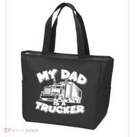 My Dad Is A Trucker Cute Tote Bag thumb 3