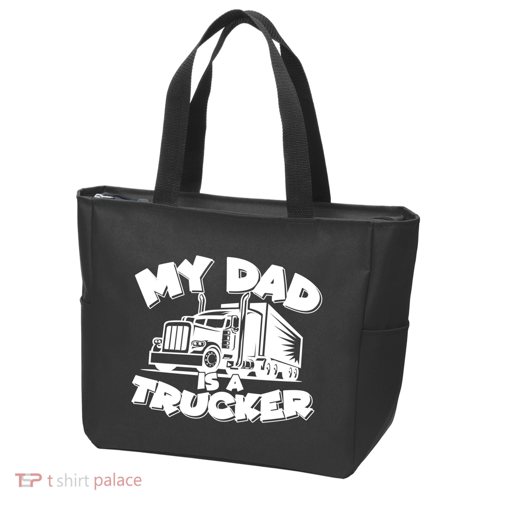 My Dad Is A Trucker Cute Tote Bag
