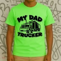 My Dad Is A Trucker Cute T-Shirt thumb 3