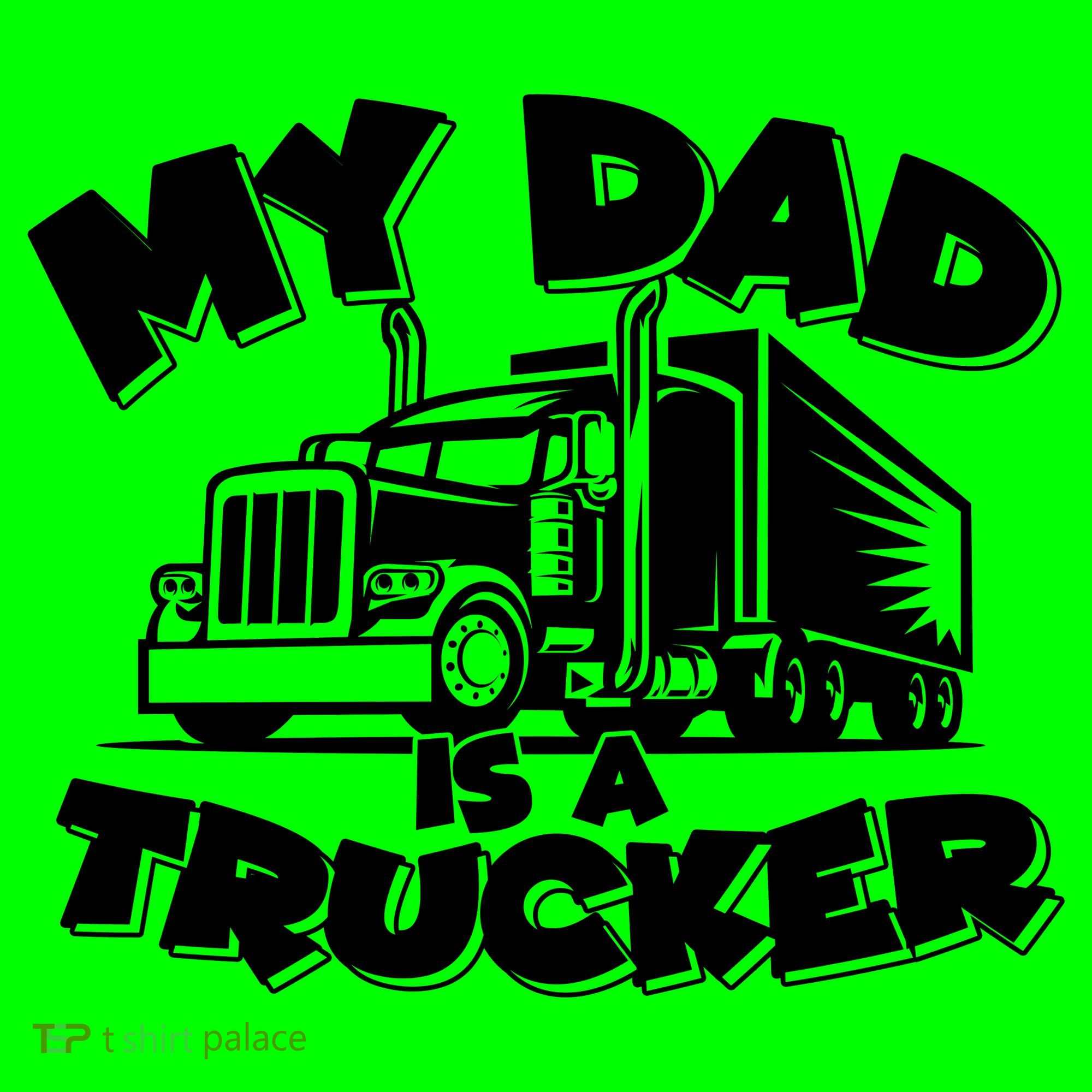 My Dad Is A Trucker Cute Mousepad