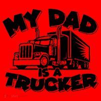 My Dad Is A Trucker Cute Santa Hat thumb 1