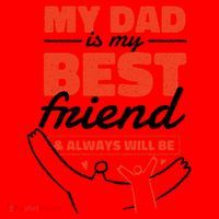 My Dad Is My Best Friend And Always Will Be Santa Hat thumb 1