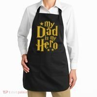 My Dad Is My Hero  Apron thumb 2