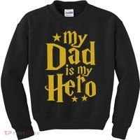 My Dad Is My Hero  Kids Sweatshirt thumb 0