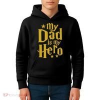 My Dad Is My Hero  Kids Hoodie thumb 4