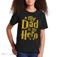 My Dad Is My Hero  Kids T-Shirt thumb 2