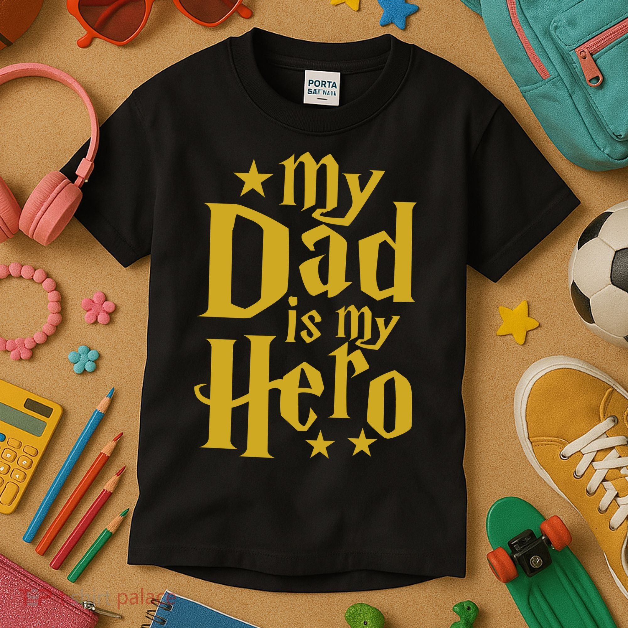 My Dad Is My Hero  Kids T-Shirt