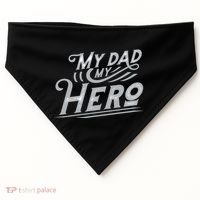 My Dad My Hero USA-Made Doggie Bandana thumb 0