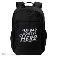 My Dad My Hero Backpack thumb 0