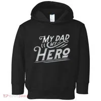 My Dad My Hero Toddler Hoodie thumb 0