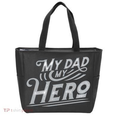 My Dad My Hero Tote Bag
