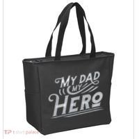 My Dad My Hero Tote Bag thumb 2