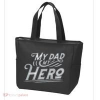 My Dad My Hero Tote Bag thumb 3