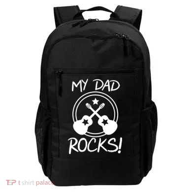 My Dad Rocks Backpack