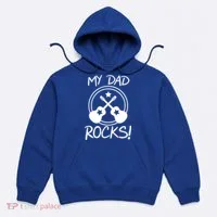 My Dad Rocks Hoodie thumb 0
