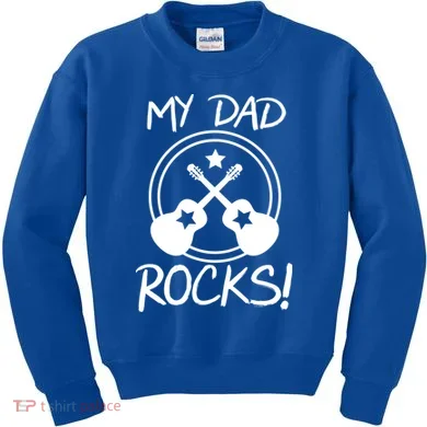 My Dad Rocks Kids Sweatshirt