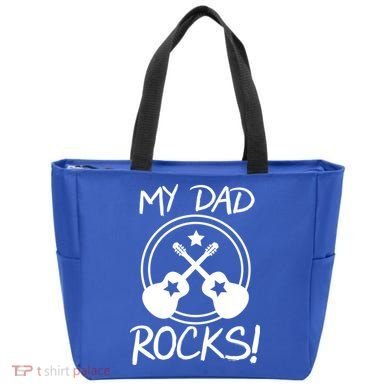 My Dad Rocks Tote Bag