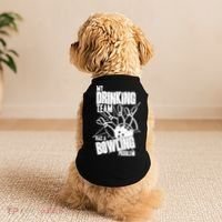 My Drinking Team Has A Bowling Problem Doggie Tank thumb 2