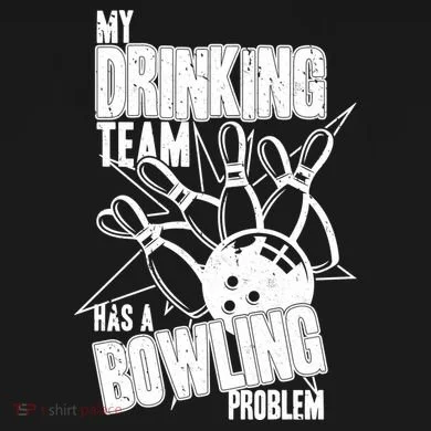 My Drinking Team Has A Bowling Problem Yupoong Adult 5-Panel Trucker Hat