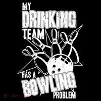 My Drinking Team Has A Bowling Problem Backpack thumb 2