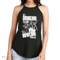 My Drinking Team Has A Bowling Problem Women's Perfect Tri Rocker Tank thumb 2