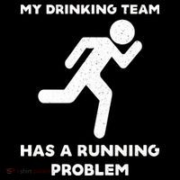 My Drinking Team Has A Running Problem Ornament thumb 1