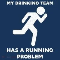 My Drinking Team Has A Running Problem Sweatshirt thumb 3