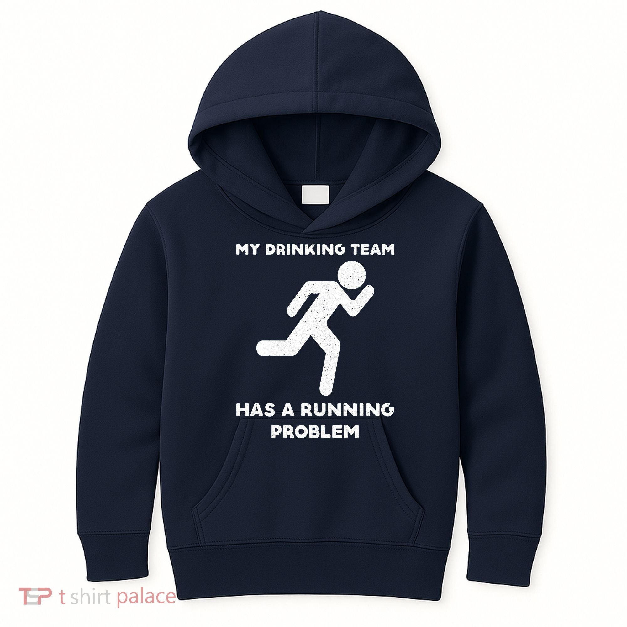 My Drinking Team Has A Running Problem Kids Hoodie