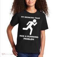 My Drinking Team Has A Running Problem Kids T-Shirt thumb 2