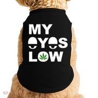 My Eyes Low Smoke Weed High Life Doggie Tank thumb 0