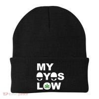 My Eyes Low Smoke Weed High Life Beanie thumb 0