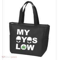 My Eyes Low Smoke Weed High Life Tote Bag thumb 3