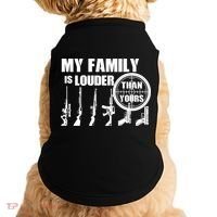 My Family Is Louder Than Yours Doggie Tank thumb 0