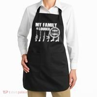 My Family Is Louder Than Yours Apron thumb 2