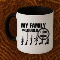 My Family Is Louder Than Yours Coffee Mug thumb 2