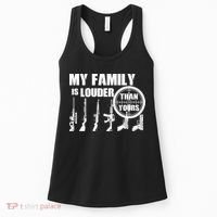 My Family Is Louder Than Yours Women's Tank Top thumb 0