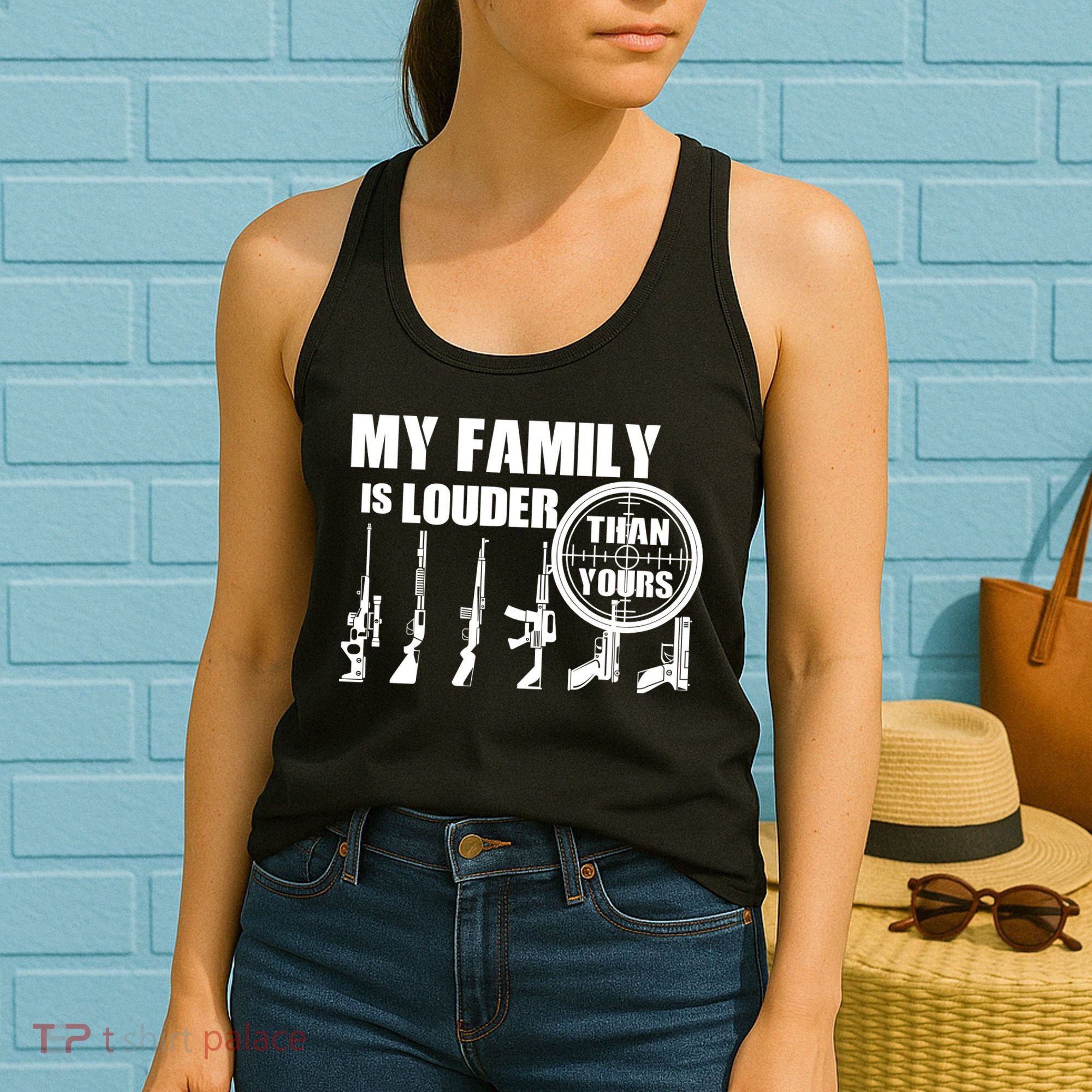 My Family Is Louder Than Yours Women's Tank Top