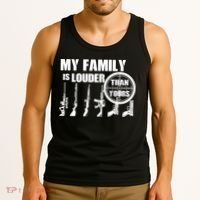 My Family Is Louder Than Yours Tank Top thumb 3