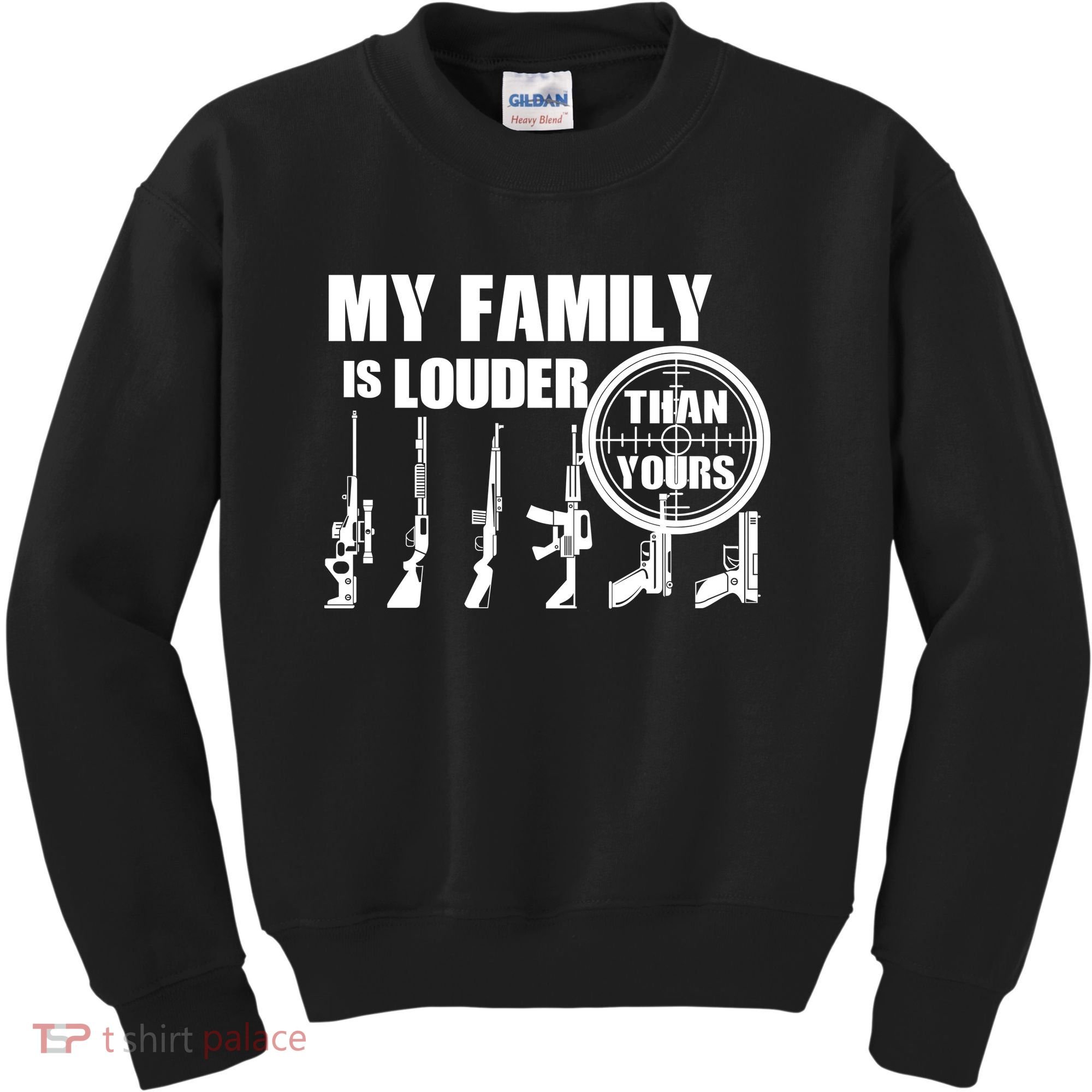 My Family Is Louder Than Yours Kids Sweatshirt