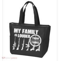 My Family Is Louder Than Yours Tote Bag thumb 3
