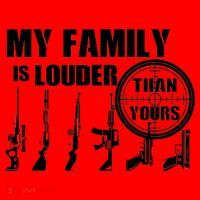 My Family Is Louder Than Yours Santa Hat thumb 1