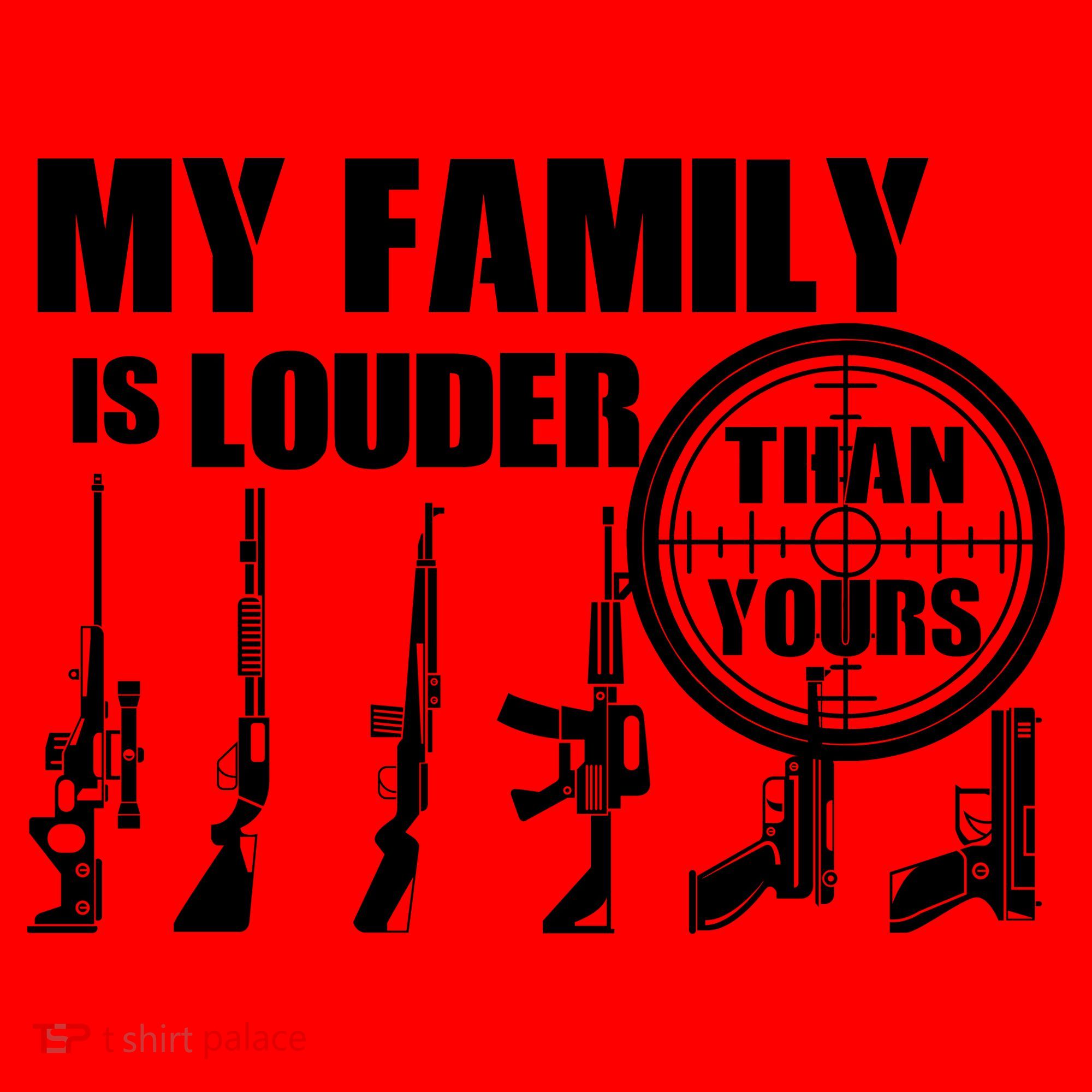 My Family Is Louder Than Yours Santa Hat