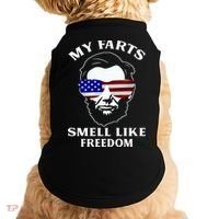 My Farts Smell Like Freedom Abraham Lincoln Doggie Tank thumb 0