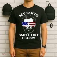 My Farts Smell Like Freedom Abraham Lincoln T-Shirt thumb 6